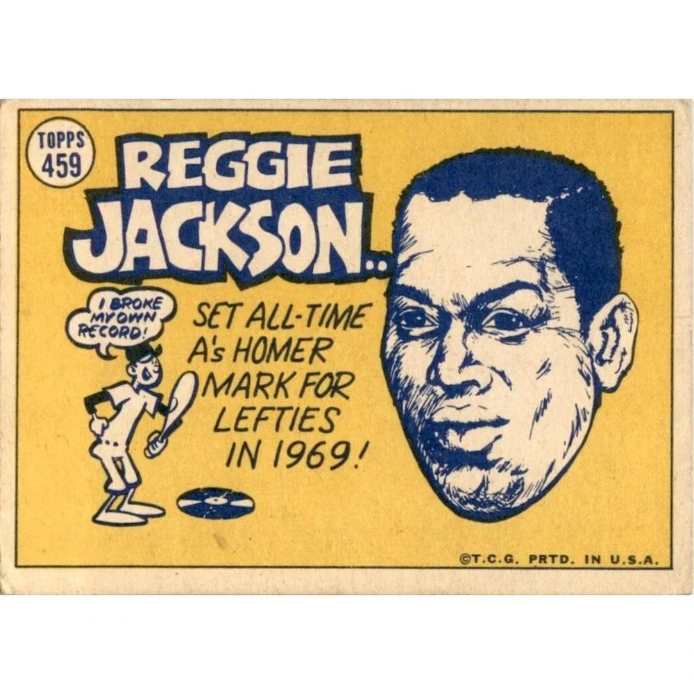 1970 Topps #459 Reggie Jackson Minnesota Twins EX